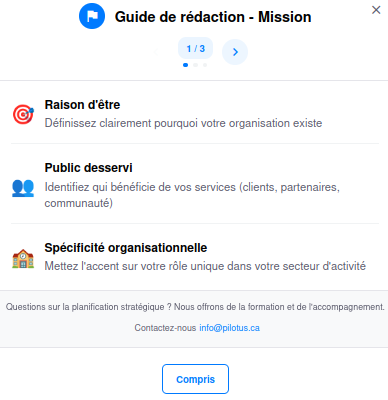 Built-in guides to help you along